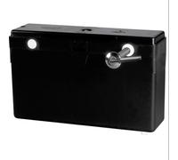 FixTheBog Wirquin Cfh16Cp Concealed Single Flush Cistern Bottom Entry, Top Access, Dual Overflow, 210 mm Chrome Lever