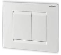 FixTheBog Wirquin Essential Dual Flush Plate White (55720347)