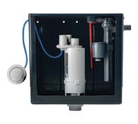 FixTheBog Wirquin Pneu-Compact I Pneumatic Single Flush Front And Top Access Side Entry 11/2 Inch Outlet Cistern Cpl41Cp-Ag