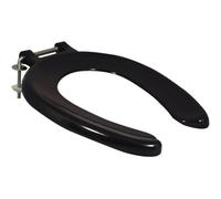 FixTheBog Wirquin Seat Only With Stainless Steel Hinge - Black Scr53Bl
