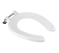FixTheBog Wirquin Seat Only With Stainless Steel Hinge - White Scr53Wh