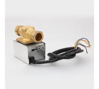 FixTheBog (Zv1) 2 Port 1" Irish Bsp Compression Heating Water Motorised Zone Valve Actuator Can Replace Honeywell V4043H1080