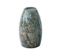 Fixture 1-5/8 Inch E26 Lamp Base Replacement Lamp Holder Art Glass Oval for Kitchen Pendant Light Changing Table Lamp (1, Agate Blue)