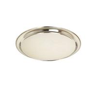 Fixtures 35cm/14inch Stainless Steel Round Tray
