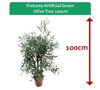 Fixtures Artificial Green Olive Tree 100cm