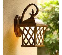 Fixtures Black Roman Exterior Wall Lantern,Waterproof Modern Wall Sconce Black Exterior Light Fixture for House Front Door Courtyard