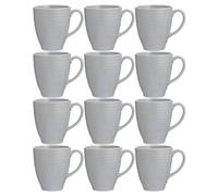 Fixtures Business & Homewares Price & Kensington Typhoon Stoneware Grey Mugs 350ml/12oz (12 Mugs)