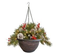 Fixtures Luxury Copper Large Garden Hanging Planter Cauldron Basket 37cm x 20cm (1 Basket)