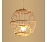 Fixtures Woven Sphere Globe Rattan Pendant Lighting Kitchen Island Rustic Farmhouse Wicker Hanging Light Coastal Boho Chandelier for Bedroom Dining Room