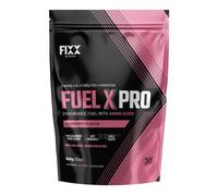 Fixx Nutrition Fuel X Pro Endurance Fuel with Amino Acids - Energy, Electrolytes, Hydration - 840g Bulk Bag (30 Servings) (Raspberry)