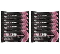 Fixx Nutrition Fuel X Pro Endurance Fuel With Amino Acids - Energy, Electrolytes, Hydration - Box of 12 x 55g Sachets (Raspberry)