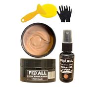 Fixxall All Surface Repair Kit - Wood, Stone & Tile Repairs - Scratch Cover + Repair Filler for Worktops & Floors - Covers Scratches, Scuffs & Small Chips - Quick, Easy DIY (Natural Wood)