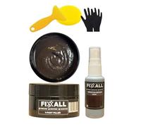 Fixxall All Surface Repair Kit - Wood, Stone & Tile Repairs - Scratch Cover + Repair Filler for Worktops & Floors - Covers Scratches, Scuffs & Small Chips - Quick, Easy DIY (Dark Wood)