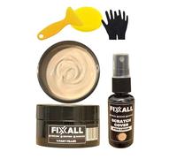 Fixxall All Surface Repair Kit - Wood, Stone & Tile Repairs - Scratch Cover + Repair Filler for Worktops & Floors - Covers Scratches, Scuffs & Small Chips - Quick, Easy DIY (Cream)