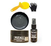 Fixxall All Surface Repair Kit - Wood, Stone & Tile Repairs - Scratch Cover + Repair Filler for Worktops & Floors - Covers Scratches, Scuffs & Small Chips - Quick, Easy DIY (Anthracite)