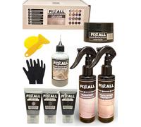 Fixxall Professional Stone Repair Kit for Quartz, Granite & Marble | Durable Filler, Scratch Remover, Cleaner & Sealer (White/Black/Anthracite, One Size)