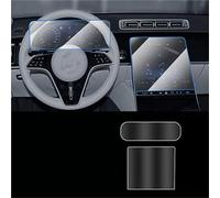 FIYFIOW 12.8 Inch Car Navigation Tempered Glass Screen Protector For Benz For S-CLASS W223 2021 GPS Screen Protector(Gps and instrument)
