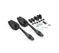 FIYFIOW 2020 2021 2022 2023 Motorcycle Black GPS Phone Navigation Bracket Mirror Holder Mount For NMAX 155 NMAX155 Nmax155 Navigation Bracket(Rearview mirrors)