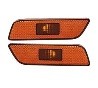 FIYFIOW Car Front Lights For Volvo For S80 2002 2003 2004 2005 2006 1 Pair Of Front Marker Lamp Light 30744360 Side Marker Light Without Bulbs(Yellow)