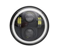 FIYFIOW Daytime Running Light Indicator For Dyna Softail Sportster XL883 FXCW DRL 80W Headlamp Motorcycle LED Headlight