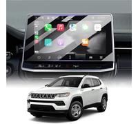 FIYFIOW For Jeep For Compass For Latitude For LUX 2022 10.1inchTempered Glass Screen Protector Navigation Display Center Console Control Protective GPS Screen Protector