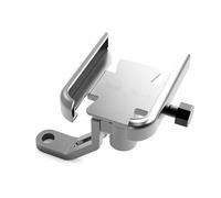 FIYFIOW For Loncin For VOGE For SR4 MAX For SR4MAX 2022-2023 2024 Motorcycle CNC Handlebar Mirror Mobile Phone GPS Stand Bracket Holder Mount GPS Bracket(Mirror silver)