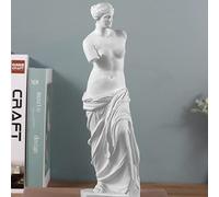 FIYSON 11 Inch Classic Greek Venus de Milo Sculpture Figure, Resin Greek Roman Mythology Decorative Figurine for Artists Collectibles, Modern Home Living Room Desktop Ornaments (S)