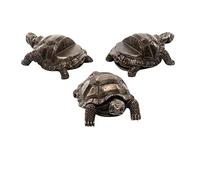 FIYSON 3 Pcs/set Plant Pot Feet,Flower Plant Pot Risers Resin Cute Animal Shape Planter Support Stand,Decorative Pot Support Feet for Indoor and Outdoor to Improve Airflow and Drainage (Tortoise)