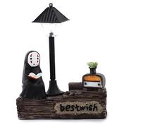 FIYSON Animation Night Light for Children, Spirited Away No Face Man with Night Light, Action Figure, Cat Bedside Lamp, Spider Man Children's Room Lamp, LED Toy Gift for Home Decor (Style 6)