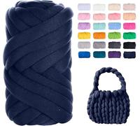 FIYSON Arm Knitting Wool 500 g/25 m, Chunky XXL Wool for Hand Knitting, Chunky Yarn Tubular Yarn, Crochet Wool, Bulky Arm Knitting Icelandic Wool, for Beginners, Blankets, Bag, Hand Knitting Yarn