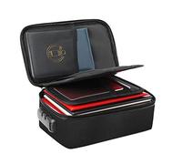 FIYSON Fireproof Document Bag with Code Lock, Large Capacity Waterproof Safe File Storage Box, Multi-Layer File Storage Bag for Diploma,Certificates, Laptop,BankCards,Passport,Contracts,Bill,Archives