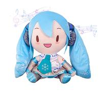 FIYSON Hatsune Miku Stuffed Plush Toys Cute Anime Stuffed Plush Figure12.5 Inches (Approximately 32 Cm) Soft Plush Dolls,Anime Cosplay Doll Pillow Christmas Birthday Gifts for Teens Girls Boys (Blue)