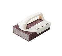 FIYSON Kitchen Cleaning Sponges,Carborundum Sponge with handle,Magic Emery Brush Cleaning Scrub Sponge Stone Pot Scouring Pad Kitchen Cleaner Tool for Dishes,Teapot,Kettle,Remove Stubborn Stain (1pcs)