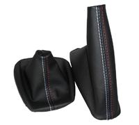 FIYVNSOP Shift Handle For BMW 3 Series E36 E46 E30 E34 M3 Z3 Car Gear Shift Collars Manual Handbrake Gaiter Boot Cover Leather