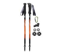 Fizan Compact 3 Trekking Poles - 5.6 oz Ultralight, Backpacking, Thru Hiking Poles, Adjustable, Collapsible, Customized Fit, EVA Grips, Aluminum Walking Sticks (Compact 3 / Pink)