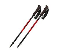 Fizan - Hiking Poles - Compact Red in Aluminium Red one size