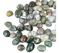 Fizdoqg Gemstone Set 2 cm Natural Tumbled Stones Gemstones for Children Large with Black Fabric Bag Gemstones Digging for Children, Treasure Hunt, Lucky Stones, 2-3cm, Stone, natural stone