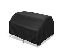Fizentia Picnic Table Covers,Waterproof Activity and Dining Tables Cover,420D Heavy Duty Dust Guard for Outdoor Folding Picnic-Table(100"Lx62"Wx30"H,Black)