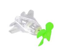 Fizepgo Bike Handlebar Decoration - Light up Airplane Motorcycle Decorations,Small Wind Powered Ornament with LED Light, Car Decor Cycling Accessories for Electric Scooter