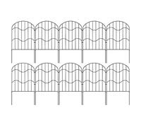Fizepgo Decorative Fence for Garden,Decorative Garden Fence | 10x Decor Fencing Temporary for Pet Area Flower Bed Patio Yard Lawn Outdoor Weather Resistant