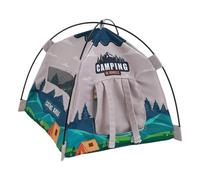 Fizepgo Doll Tent,1:12 Scale Model Tent Decoration with Light,Doll Accessories | for Children Boys Girls Home Outdoor Garden Display