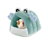 Fizepgo Hamster House - Small Animal Nest House Shed Hut | Full-Coverage Crab Shaped Hide for Chinchilla Mice Ferret Bunny Gerbil Playroom Bedroom Setup W