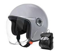 Fizepgo Helmets | Motorcycle Helmets | Open Face Motorcycle Helmet | Protective Gear Breathable Headgear With Visor | Men's And Women's All-Season Winter Warmth Half-Helmets For Motorcycles