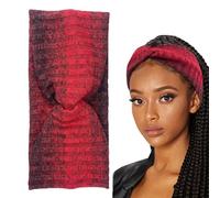 Fizepgo Knotted Women Headbands,Twist Fashion Hair Bands Knotted Headbands | Soft Women Headband Tie Dye Non Slip Hair Accessories for Running & Yoga