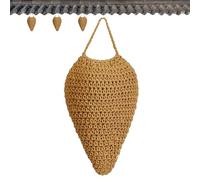 Fizepgo Large Crochet Wasp Nest Decoys | Hanging Fake Hornet Nest Decoy | Crochet Wasp Nest Decorative Items - For Outdoor Hanging Wasp Decoration For Patio Eaves Orchard
