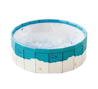 Fizepgo Paddling Pool For Kids And Dogs | Non-Inflatable Foldable Kids Pool Tub | Non-Slip PVC Kiddie Pool For Boys Girls, Non-Inflatable Dog Cat Bathing Tub For Garden Lawn Patio Bathroom