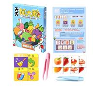 Fizepgo Table Card Games for Families - Shape Recognition Logical Reasoning Card Toy for Kids - Interactive Learning Cognitive Development Travel Toy for Parents Toddler Children Boys Girls