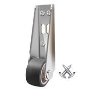 Fizepgo Vertical Track Roller Wheel, Heavy Duty Sagging Door Corrector Lifter, Smooth Sliding Bottom Support Roller For Warped Dropping Barn Garage Door Hardware