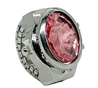 Fizepgo Watch Rings for Women Finger Creative Elegant Adjustable Ring Watch | Novelty Bling Watches Unisex Fashion Jewelry Daily Wear Work Office Party Travel Outdoor Holiday Vacation Weekend Cocktail