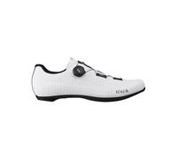 Fizik R4 Tempo Overcurve Clip-in Cycling Shoes, Wide Fit, White/Black, Size 44 EU